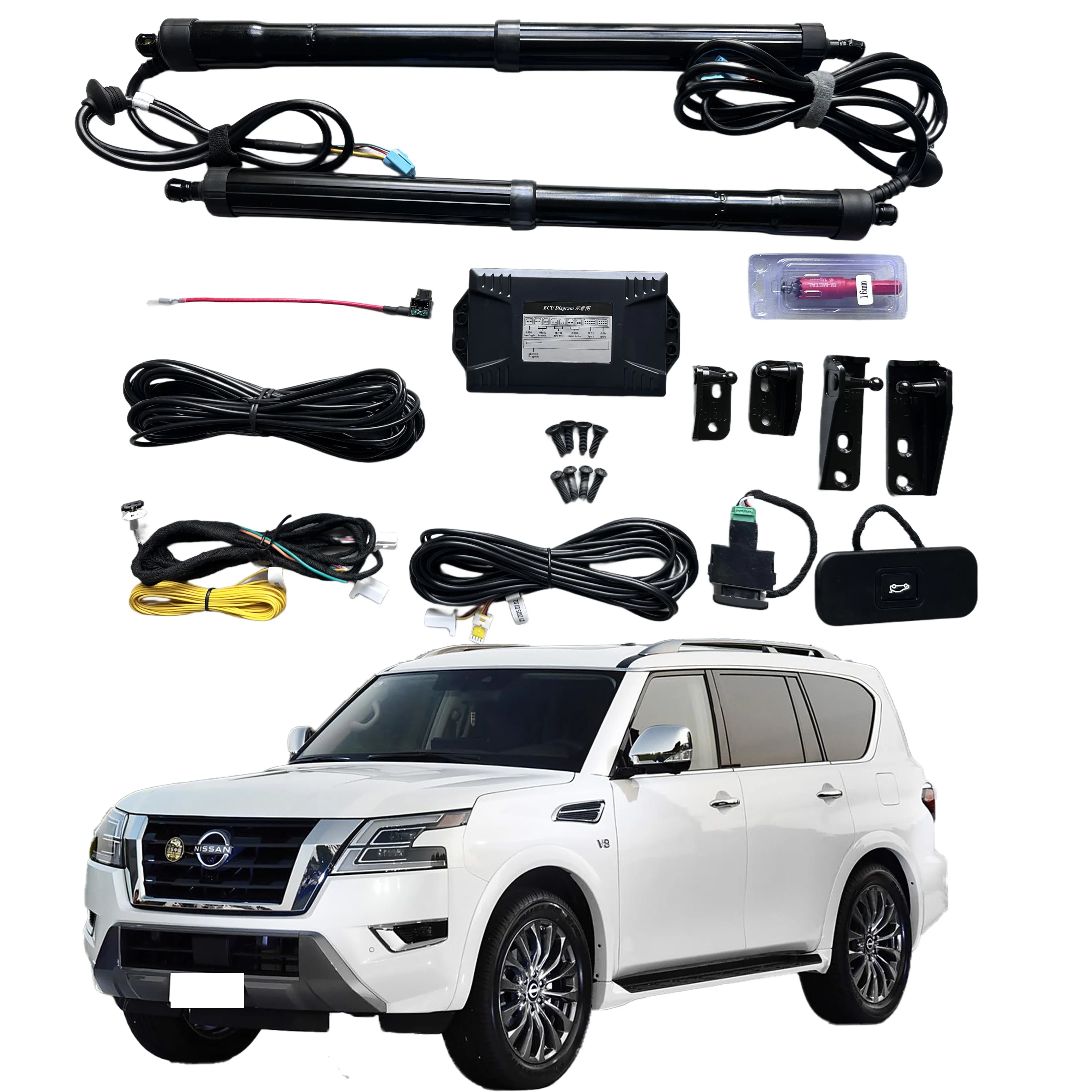 

For Nissan Patrol 2012 - 2024 Electric Tailgate Lifter Intelligent Tailgate Lift Assist Power Tailgate Automotive Accessories