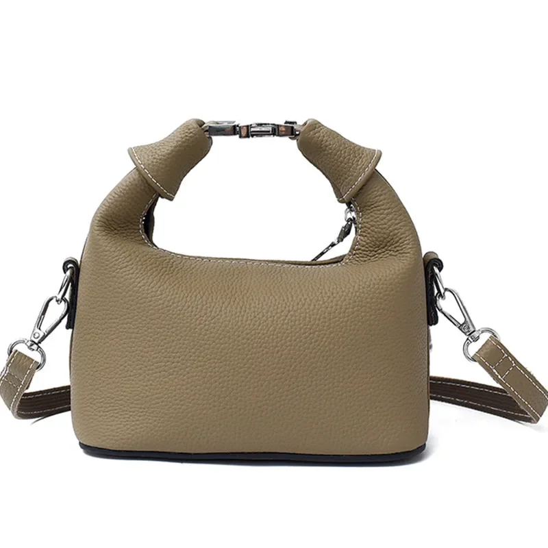 

High Quality Genuine Leather Handbags Women Bag Luxury Cow Leather Shoulder Crossbody Bags Female 2025 Ladies Tote Fashion Sac