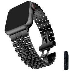 Metal strap For Apple watch band Ultra 49mm 10 9 8 7 45mm 41mm 44mm Stainless steel wristband For iWatch 6 5 4 SE 46mm 42mm 40mm