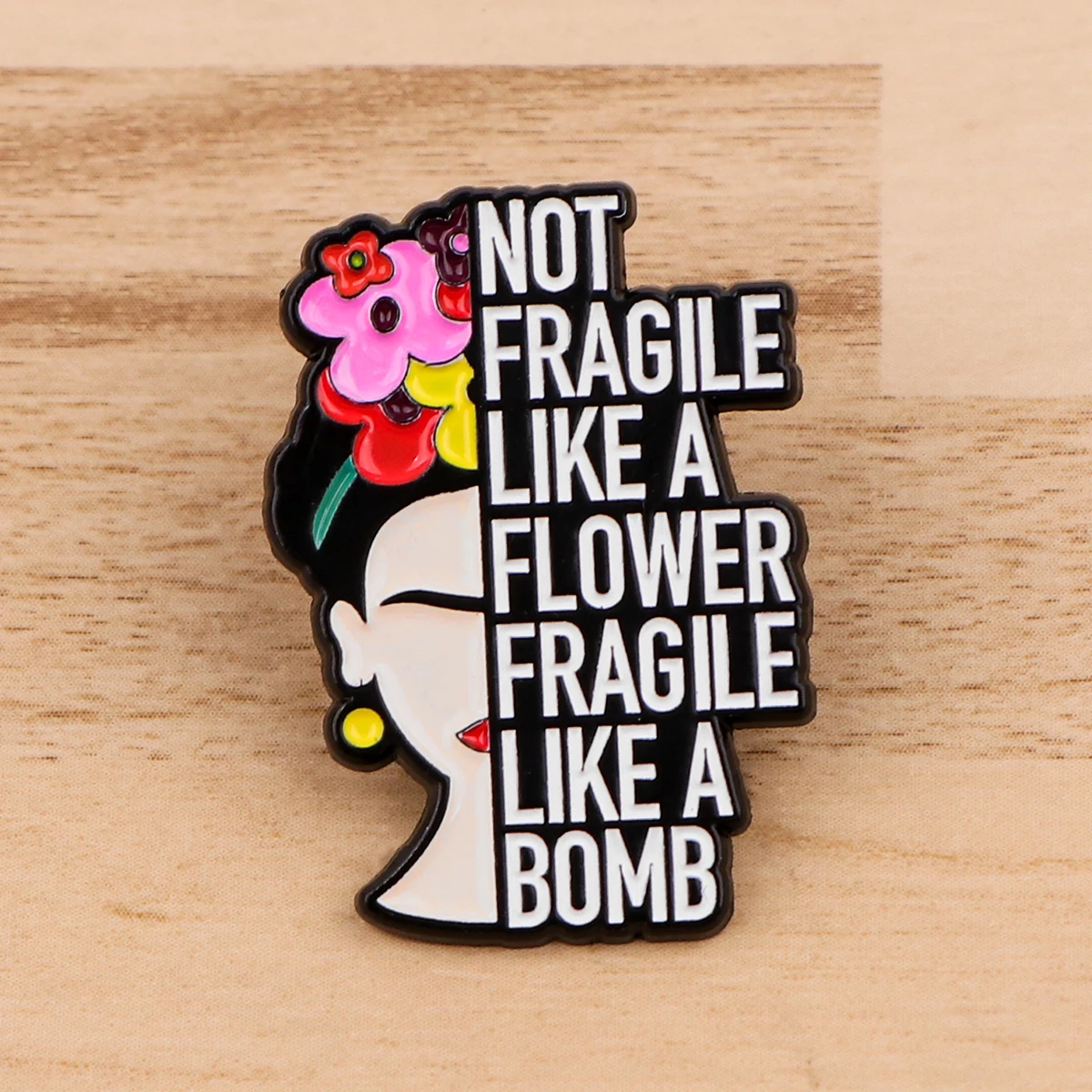 Just A Girl Building Her Empire Enamel Pins Feminist Lapel Pins Badge on Backpack Costume Accessories Fashion Jewelry Gifts