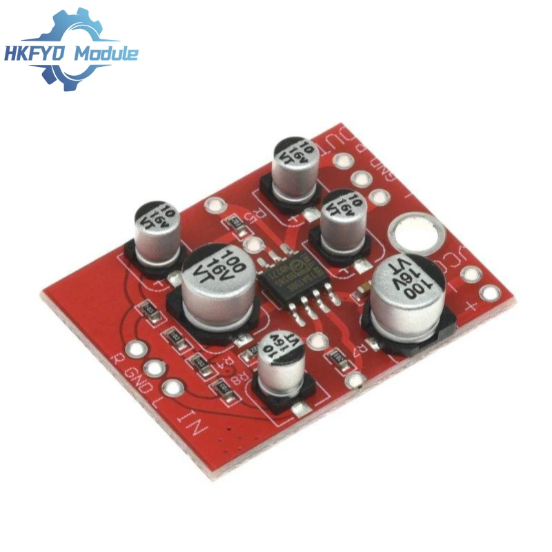 DC 5V-15V AD828 Stereo Preamp Power Amplifier Board Audio Preamplifier Module