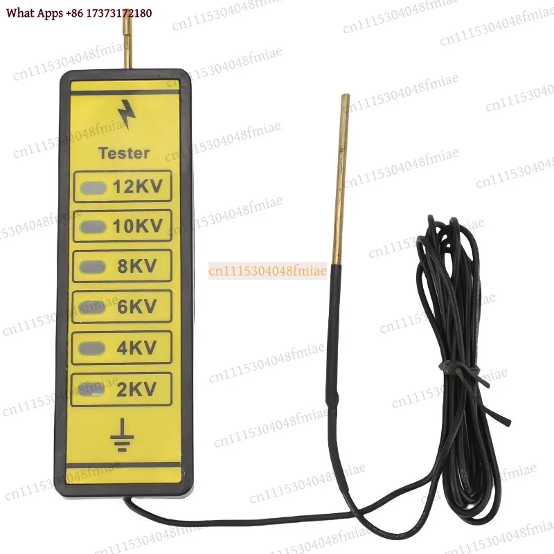 Portable Electric Fence Voltage Tester 12kv Electric Fence Voltage Fault Finder With 6 Indicator Lights For Farm