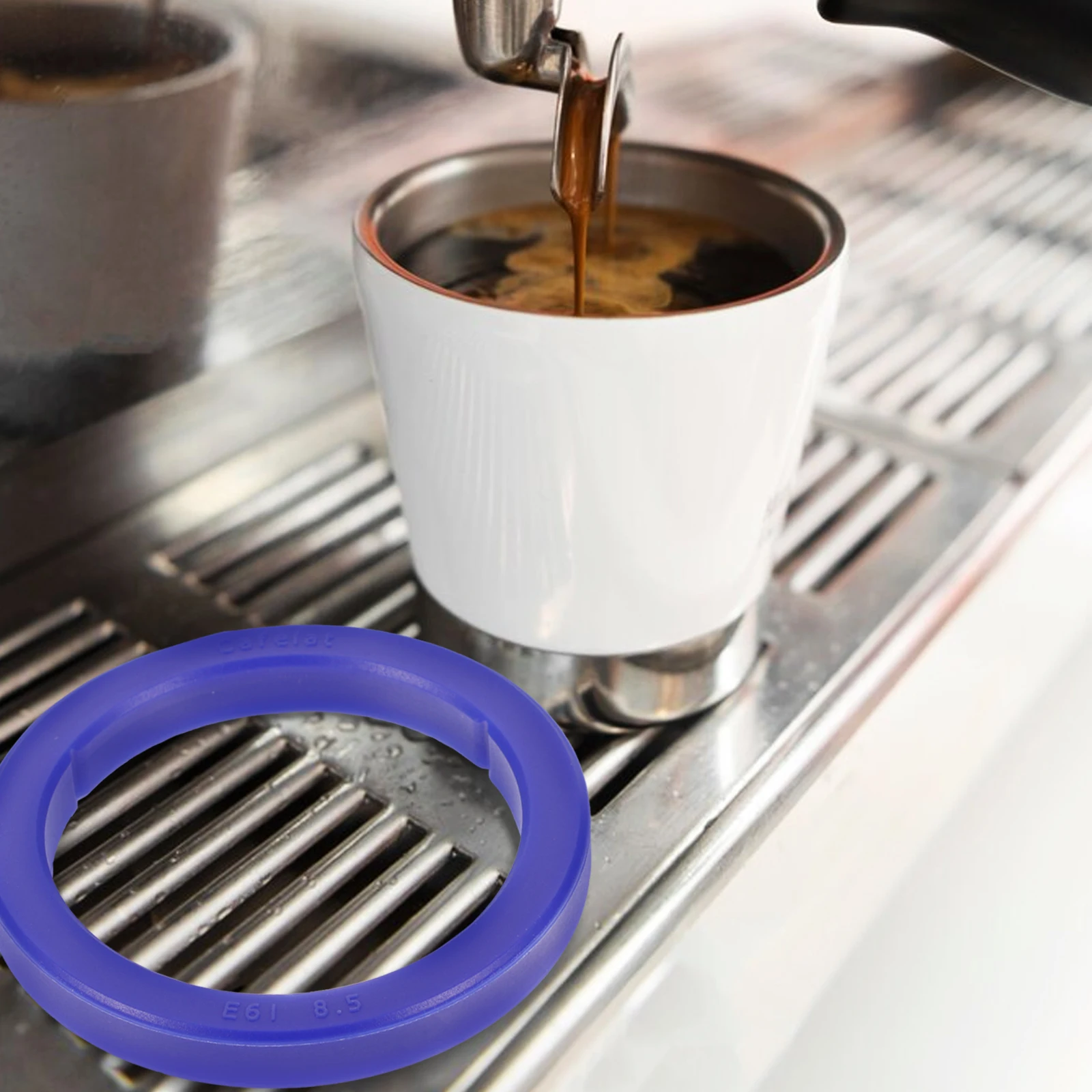 

s Machine Accessories Soft Silicone Ring for Brewing Heads Replacement Steam Gasket Seal Long Use Easy Cleaning