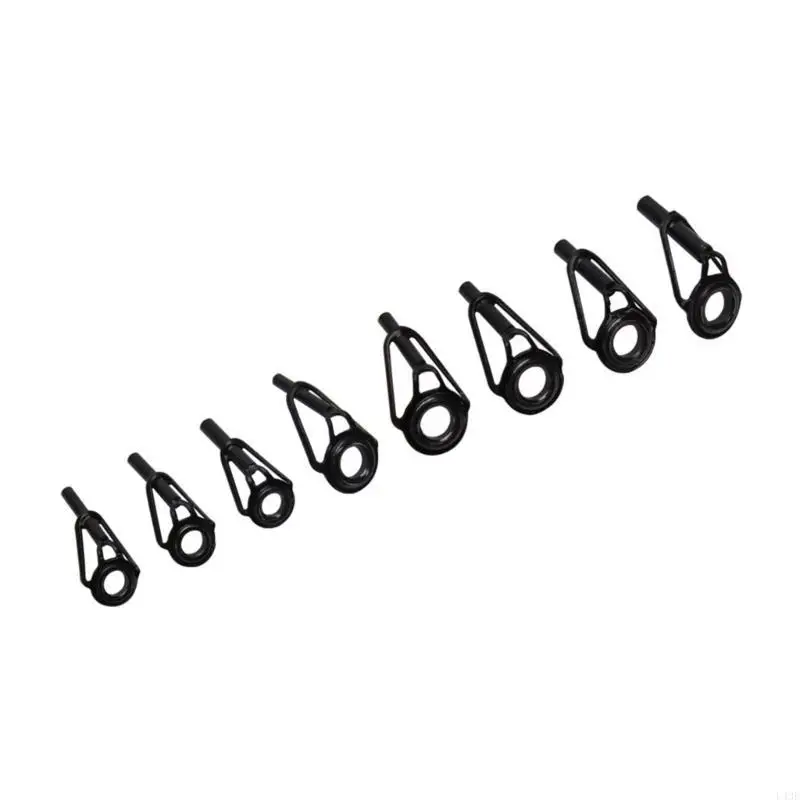 8pcs مقاس مختلط أدلة قضيب الصيد قضيب العين المحدد 6 مم 8 ملم بديل القطر الخارجي