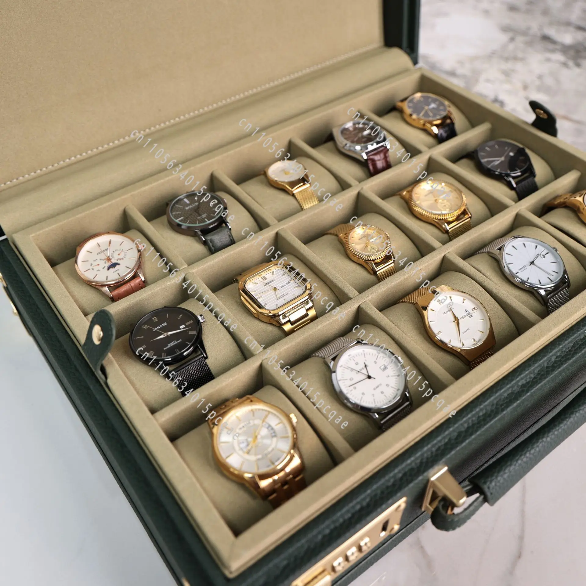 Watch Storage Box Jewelry Suitcase Watch Portable Gift Box