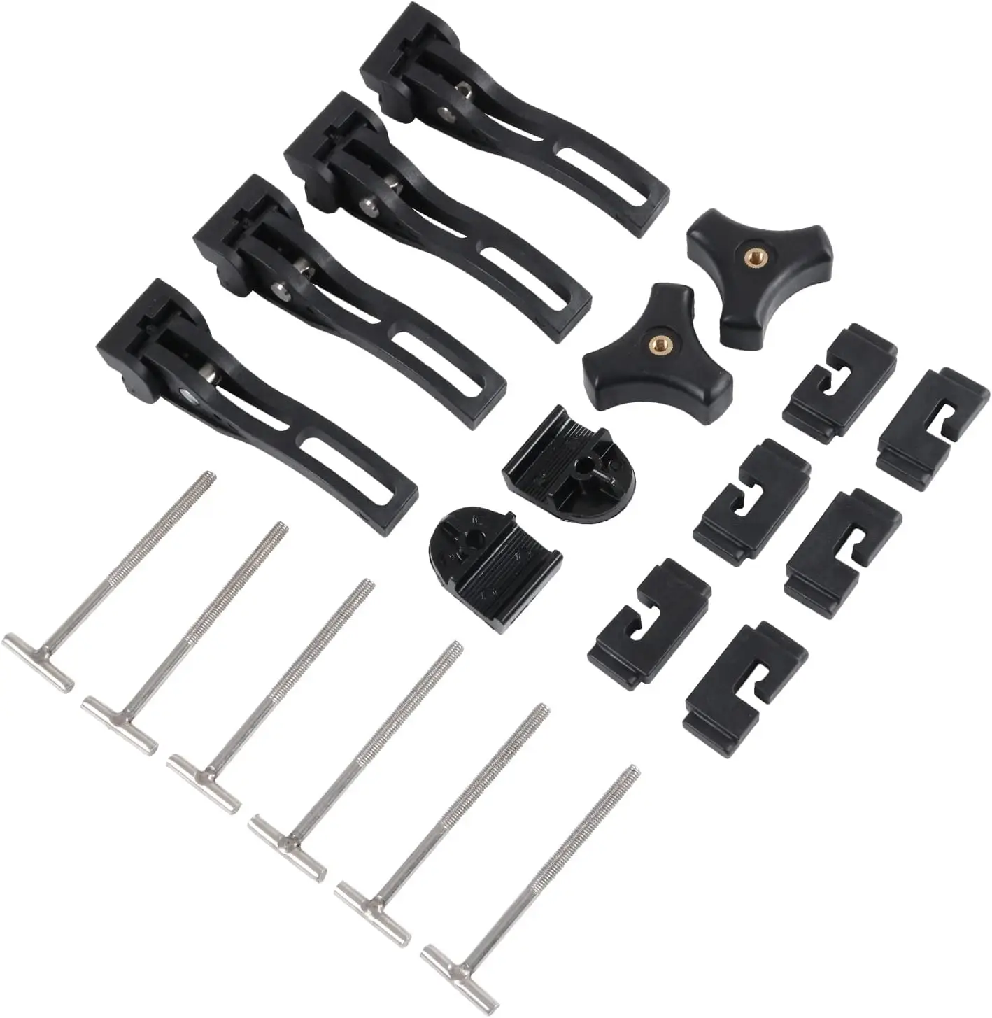 Universal Replacement and Accessories Part Kit for Hard fold Truck Bed Cover Include T-Bolt and Tonneau Cover Clamp, Rear Clamp