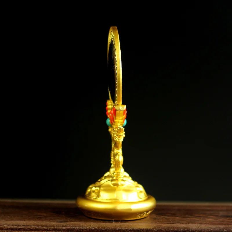 , alloy ritual object, Tang Dynasty Vajrayana Buddhist offering, Zunyi Buddha Mother's treasure mirror, Va