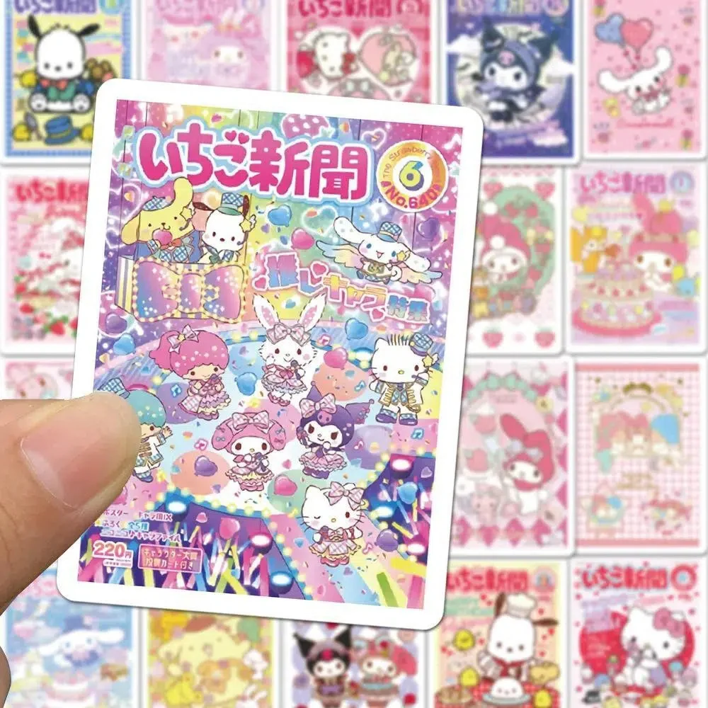 10/30/65pcs Kawaii My Melody Anime Posters Stickers Sanrio Aesthetics Sticker Notebook Laptop Wall Skateboard Suitcase Car Decal