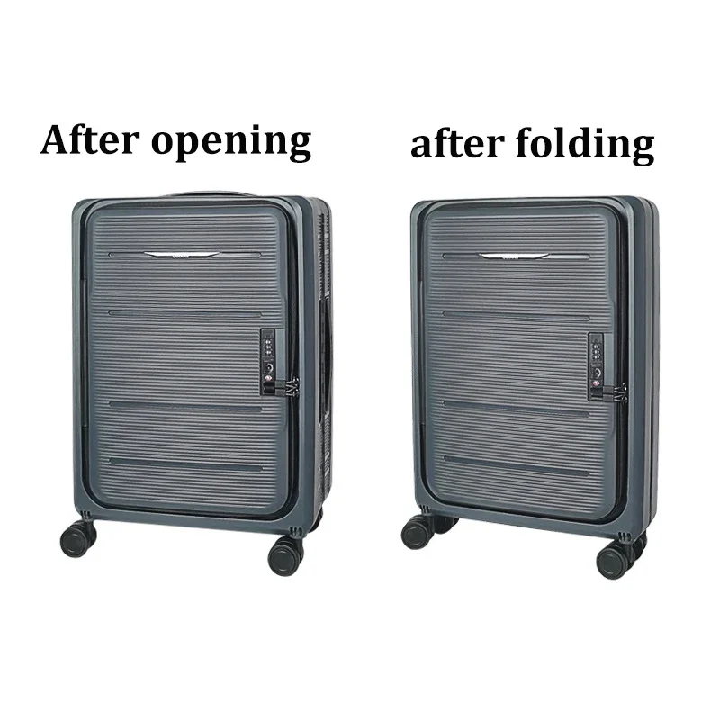 2022 Travel spinner luggage 20/24 inches girl folding rolling suitcase woman Fashion trolley case business password Boarding box