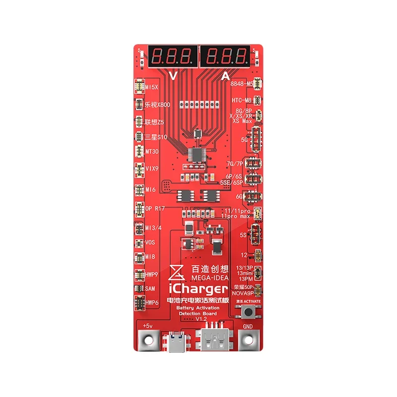Placa de detecção de ativação da bateria qianli MEGA-IDEA icharger carregamento rápido com para o iphone android reparação da bateria do telefone celular