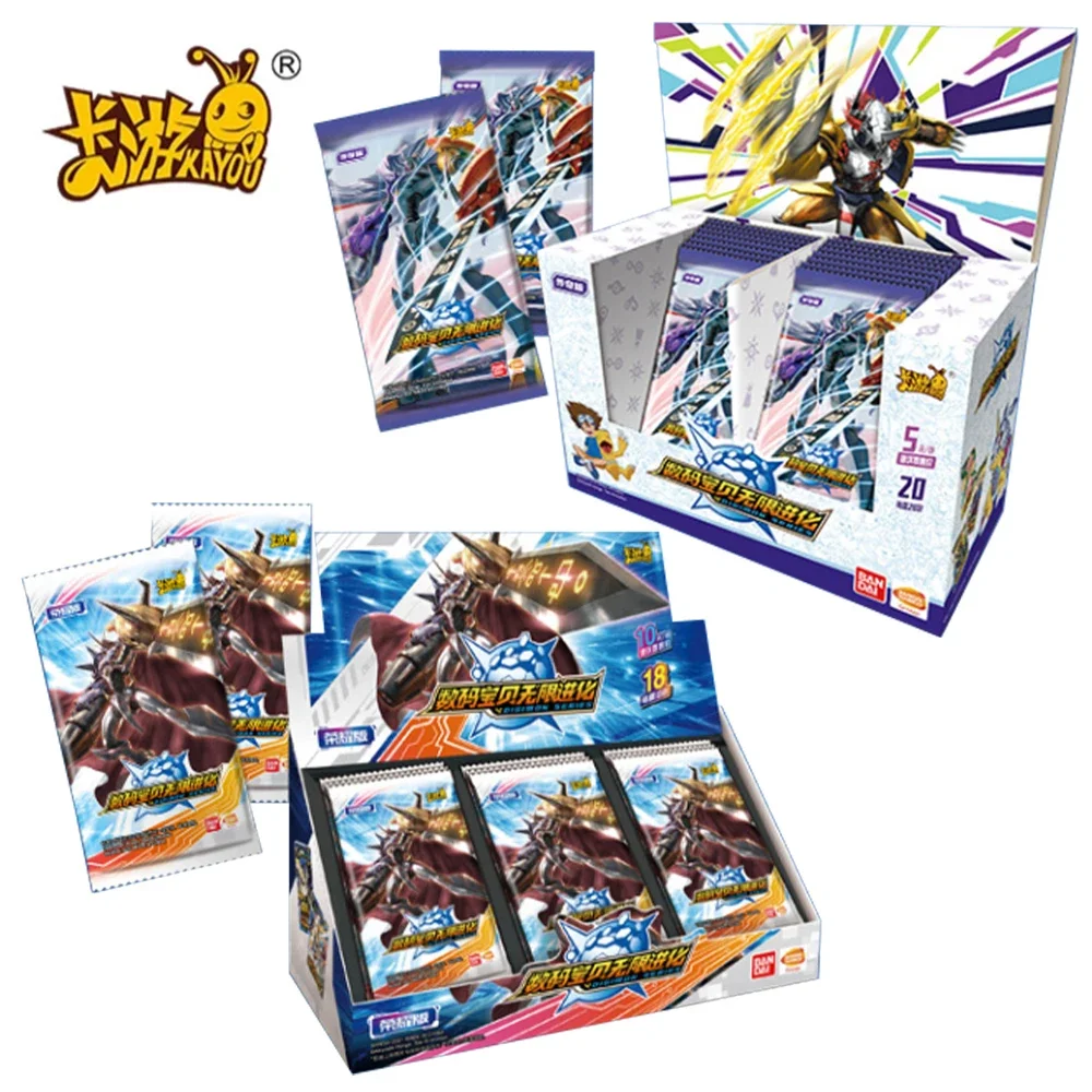 KAYOU Digimon Card Legendary Edition Infinite Evolution Glory Edition Full Set of Gold Card Full Star Collection Card