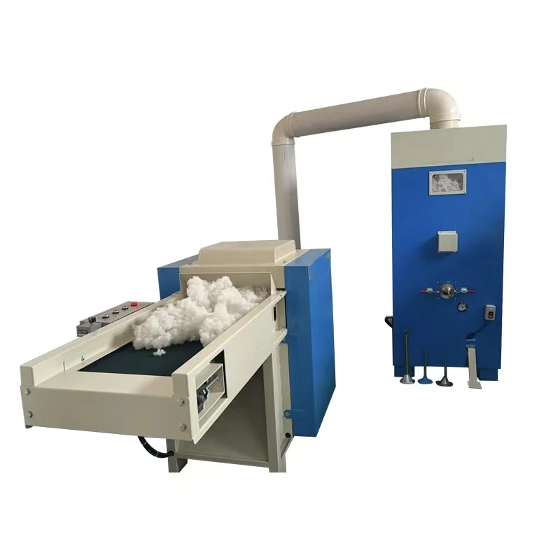 Automatic Single-End Cotton Fiber Filling Machine Commercial Textile Plush Toy Pillow Filler High Efficiency