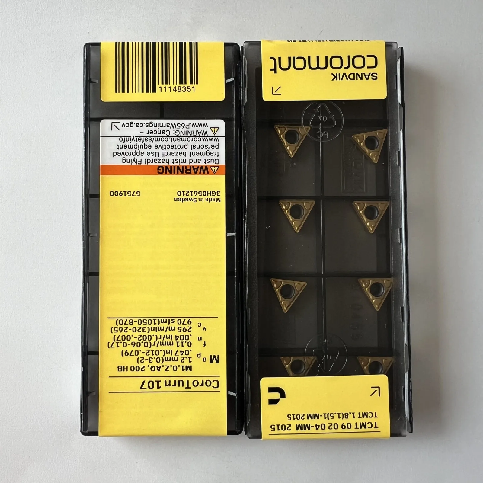 

SANDVIK / TCMT090204-MM 2015 / Original Swedish hard alloy blade 10 Pcs
