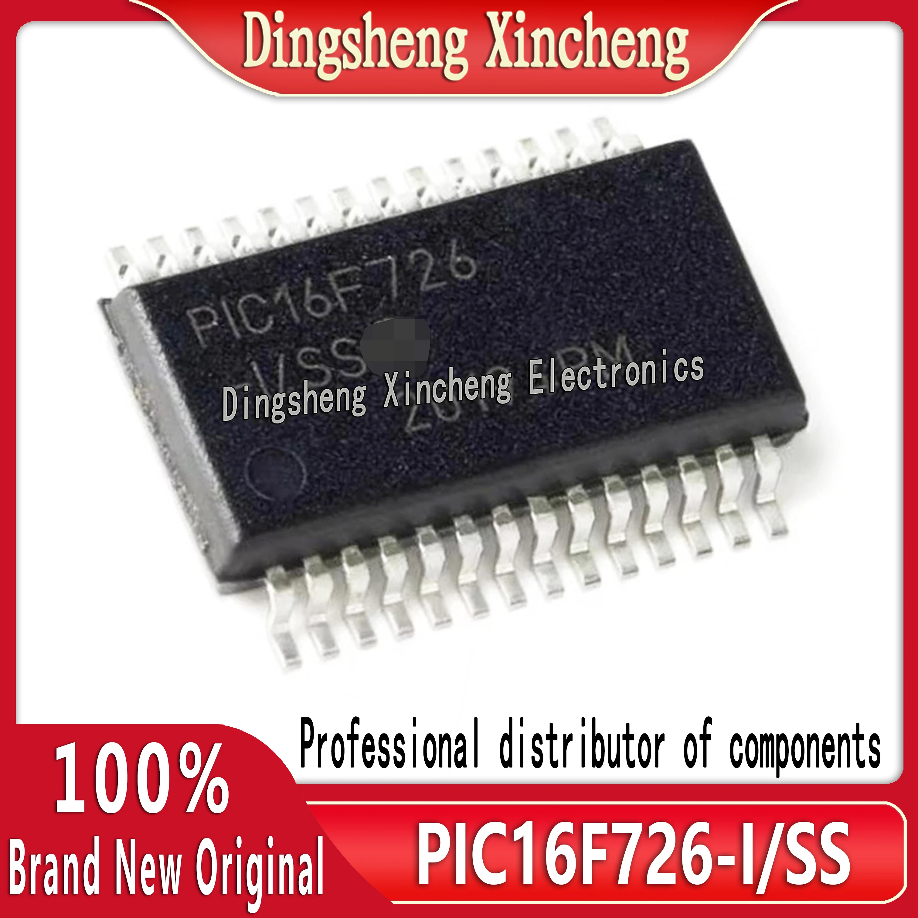 Original genuine PIC16F726-I/SS SSOP-28 FLASH microcontroller based on XLP technology