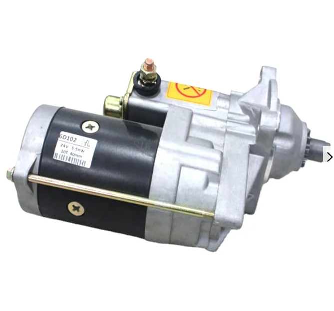 starting motor 600-863-5110 6008635110 start motor used for S6D102 SAA6D102 SAA4D102 engine for WA320-3 D41P