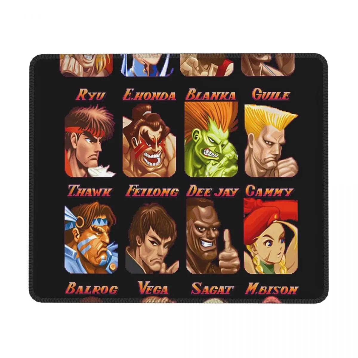 Defeated Portraits Super Street Fighter Multi-size Mouse Pad Computer Keyboard Mouse Mat Gamer PC Laptop Desk MatTable Mats