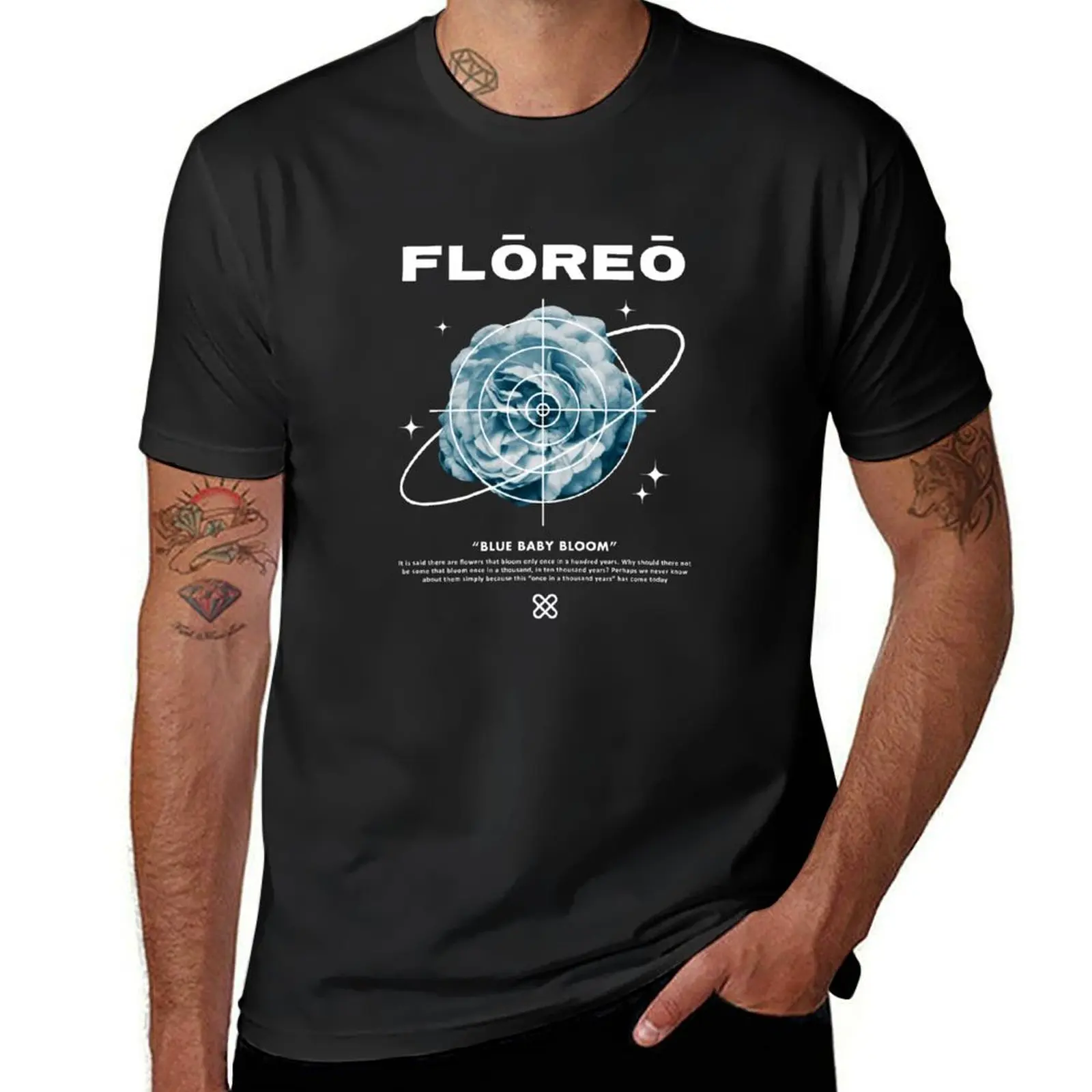 Floreo (Renaissance Coll.) Model 04. T-Shirt anime clothes sweat oversized t shirts for men