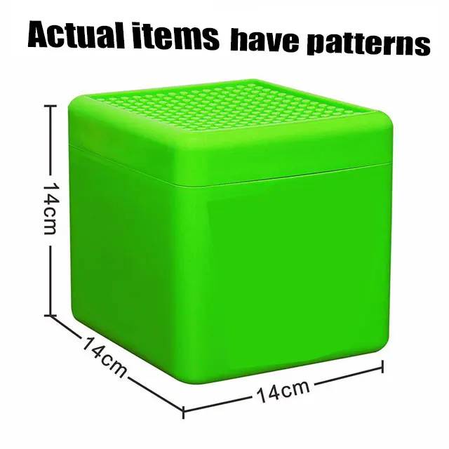 Kid Geschenken Opbergdoos Magnetische Bouwsteen Desktop Speelgoed Snack Blok Opslag Emmer Plastic Organizer Stofdichte Container