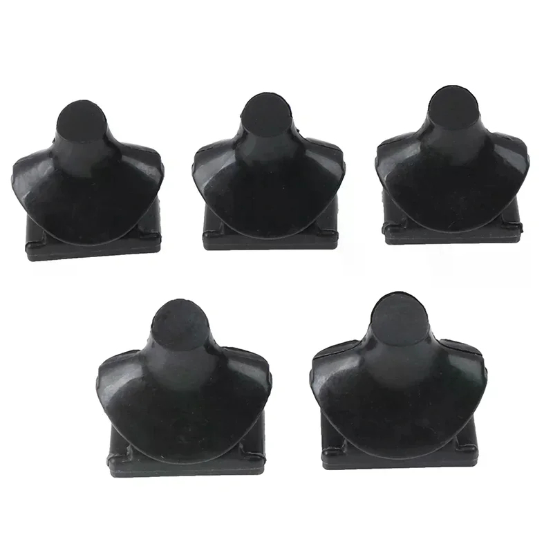 

5pc Dollhouse Bracket Toy Miniature Necklace Accessories Jewelry Black High Quality Durable Material Easy to Use