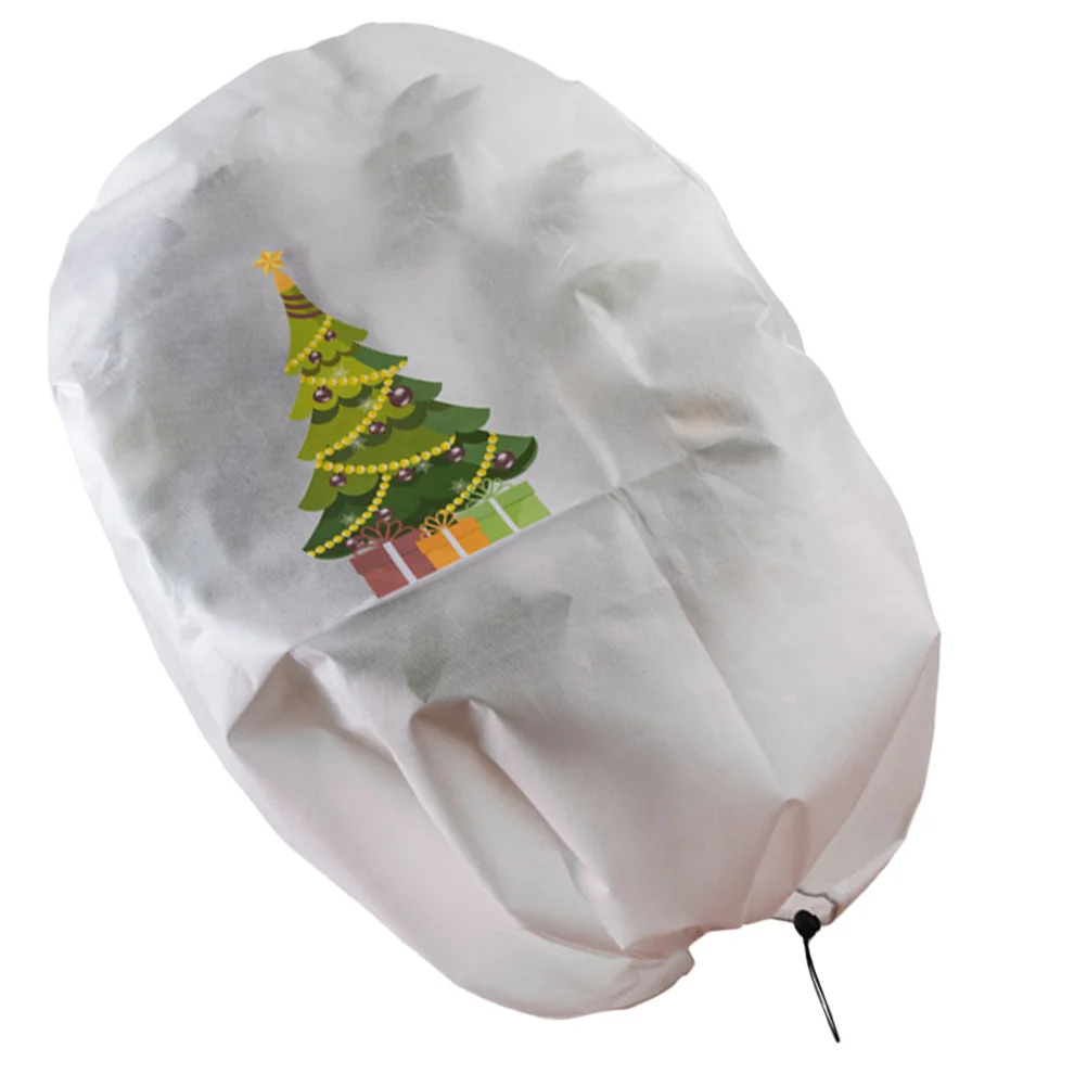 Frost Protection for Plants in Winter Cover Non-Woven Fabric Adjustable Drawstring Wind Rain Resistant for Outdoor Garden