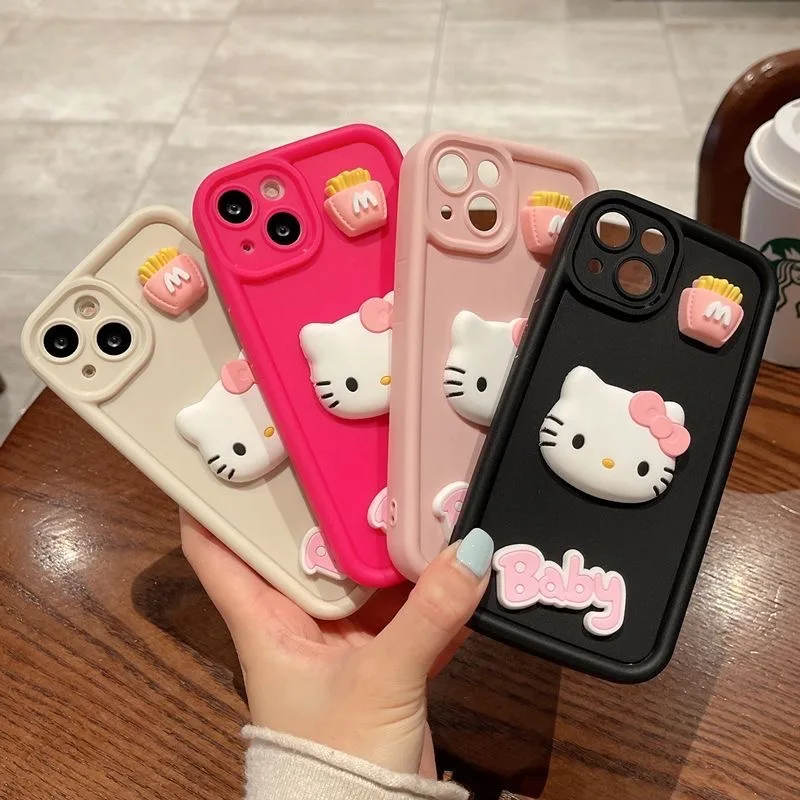 Candy 3D Hello Kitty Multistep Soft TPU Phone Case for Motorola Moto G14 G54 G84 G9 Play G20 G30 E22 E22i E13 G53 G34 G24 G04S