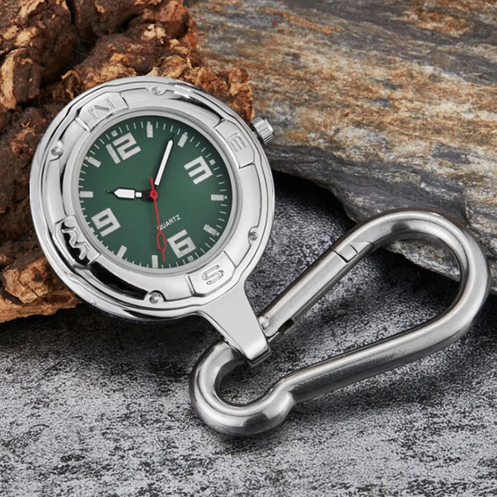 

1Pcs Simple Elegant Hook Mountaineering Watch for Outdoor Adventure Compact Pocket Watch Perfect for Hikers Campers Travelers