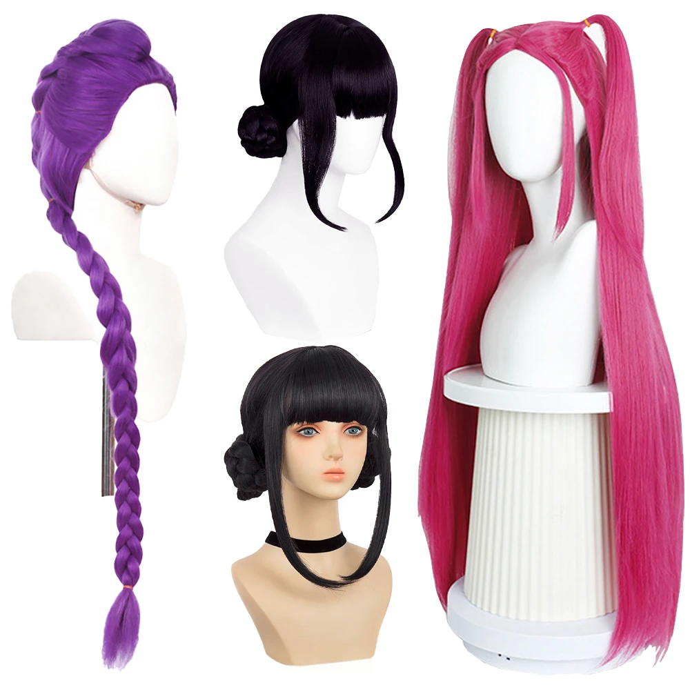 

High-Quality Anime Rumi Mila Zoe Cosplay Synthetic Hair Realistic Scalp Suitable Women Halloween Daily Party Heat Resistant Wig