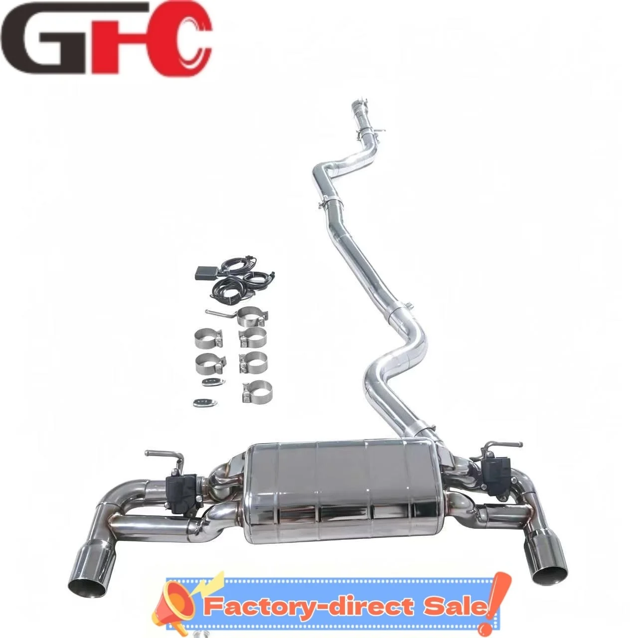 

Exhaust Pipe Is Suitable for 2019 BMW 120i 2.0T B48 Exhaust System Muffler with 304SUS
