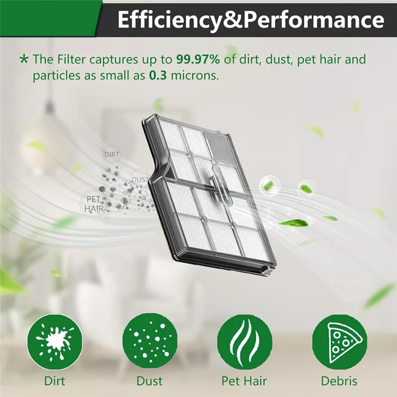 

B26C-Hepa Filter Replacement For Roborock Saros 10, G30, Robot Vacuums Cleaner Replacement Spare Parts Accessories