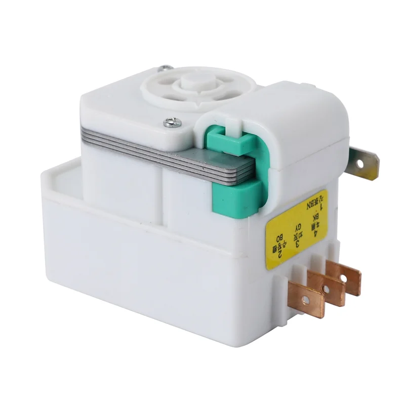Temporizador de descongelación mecánico, piezas de refrigerador, TMDE706SC, 4 unidades