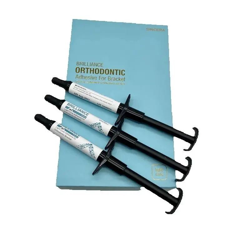 Dentalmaterial BrilLance Paste Light Cure Kleber für kieferorthopädische Halterung Intro Kit und Standard Kit