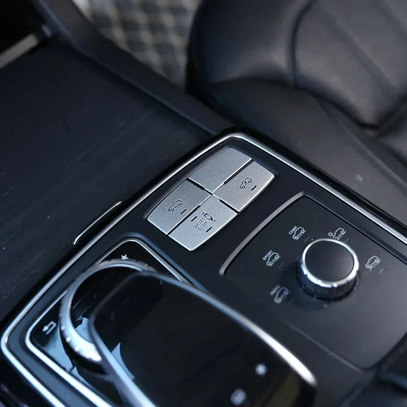 

Aluminum Alloy Car Suspension Adjustment Button Decoration Sticker Interior Car Accessories for Mercedes Benz ML GL GLE GLS