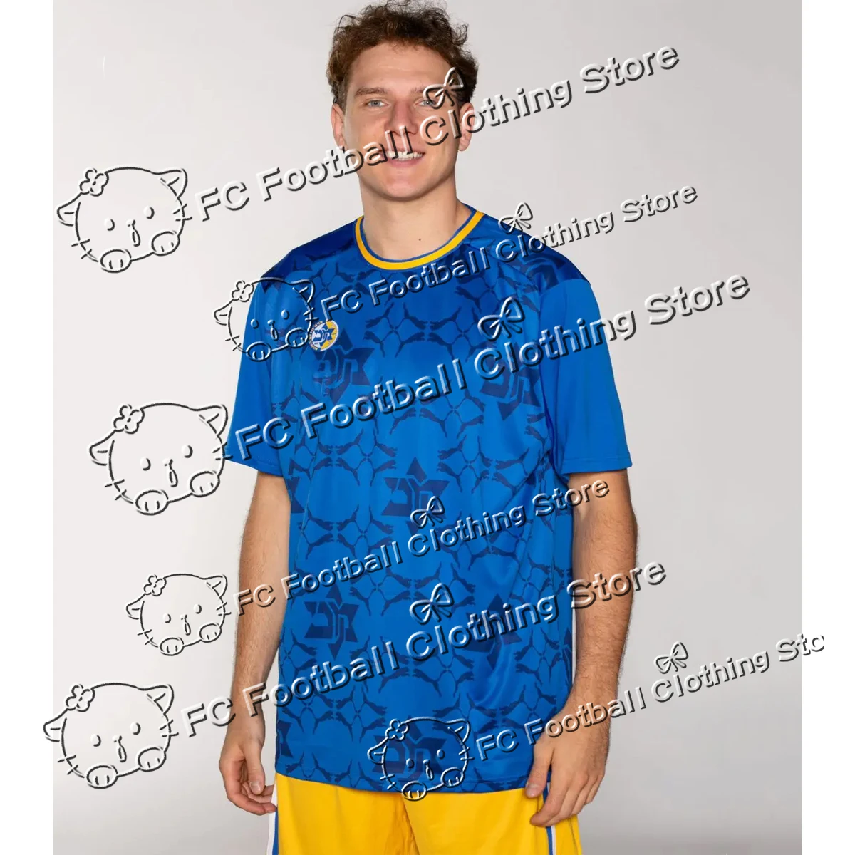 

Новая летняя футболка Maccabi Playtika Tel Aviv Basketball 2024-2025, сезонная футболка для стрельбы, детская повседневная футболка