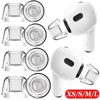 Upgrade Latex Earbuds Transparent Eartips for Apple AirPods Pro Earphone Earplugs Replacement Ear Cover for Apple AirPods Pro