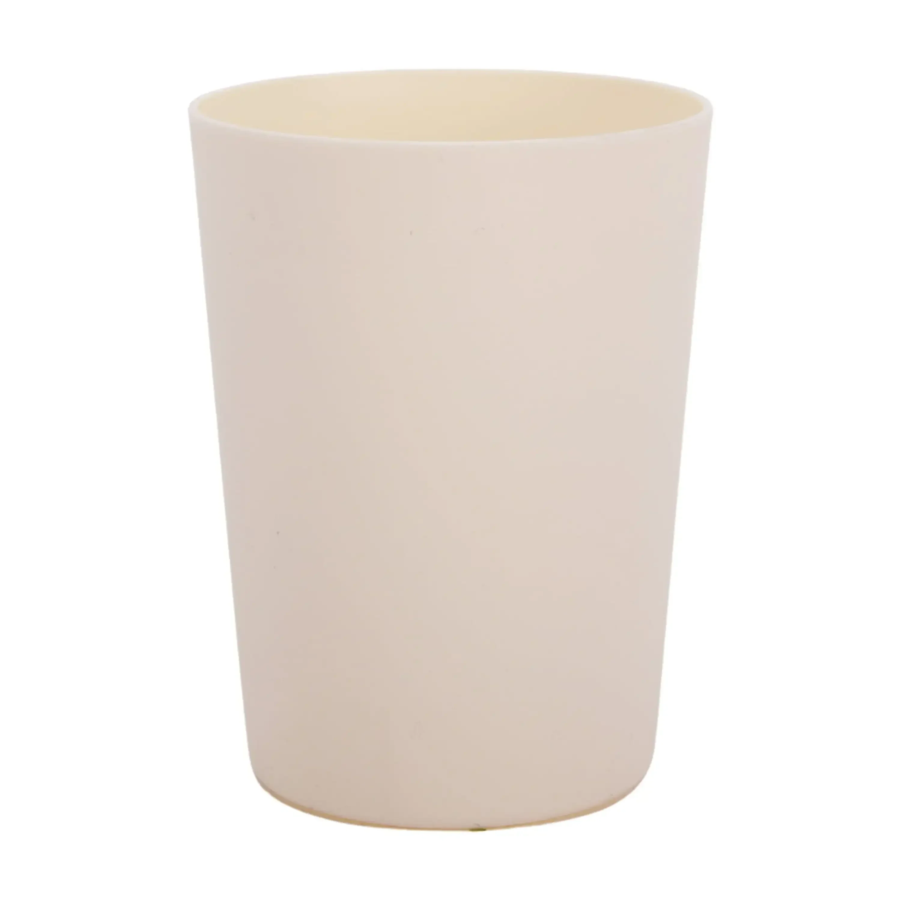 

Cream Round Plastic Tumbler, 18-Ounce