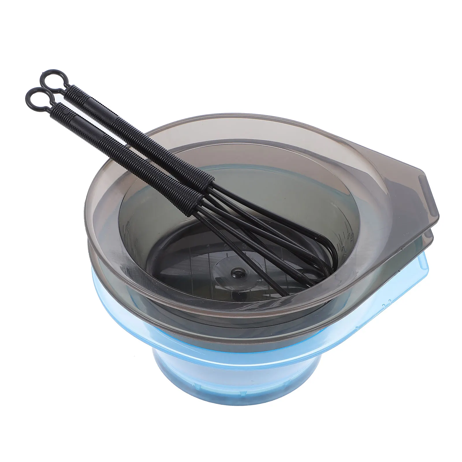

Hair Dye Bowl Set Transparent Thickened H Stirring Stick Mixer Professional Quality Long Lasting Hair Color Tool