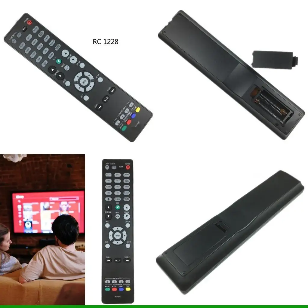 U55C RC-1228 Replacement Remote Fit for Denon Integrated NetworkAV Receiver AVR-S930H