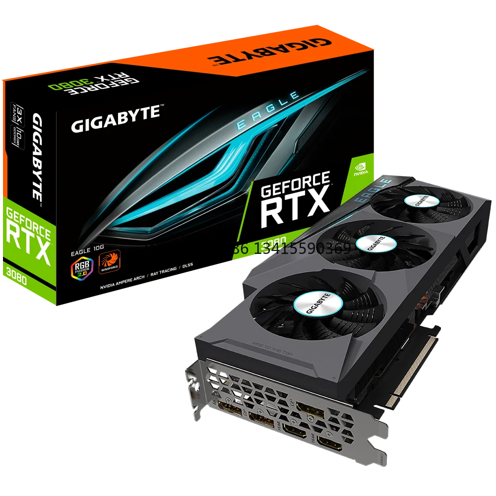 

RTX3080 EAGLE 10G RGB Fusion 2.0 Protection Metal Back Plate CORE CLOCK 1710 MHz