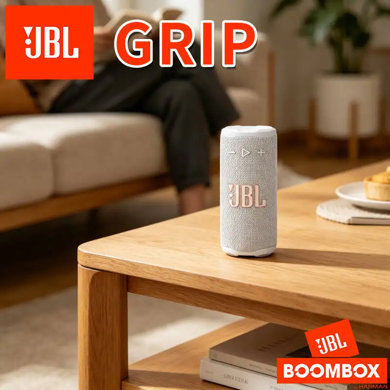 

Brand New JBL Grip Mini Dual Function Use Speaker Support Charging While Playing Meet Long Time Continuous Using Needs Speaker