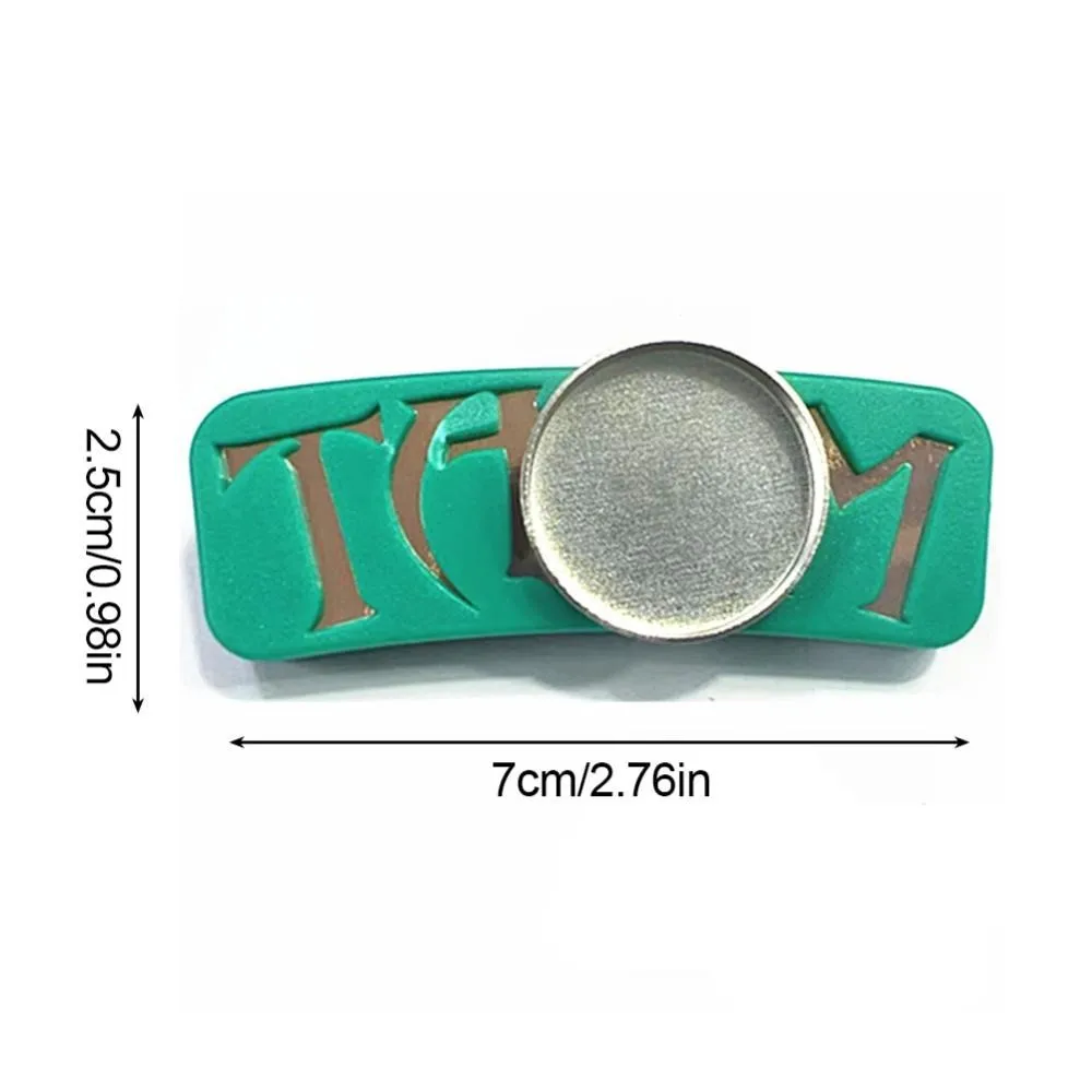 Caja de almacenamiento de tiza de billar con Clip colgante, Clip de tiza cuadrado redondo de hierro, suministros de billar de absorción magnética, 1PC