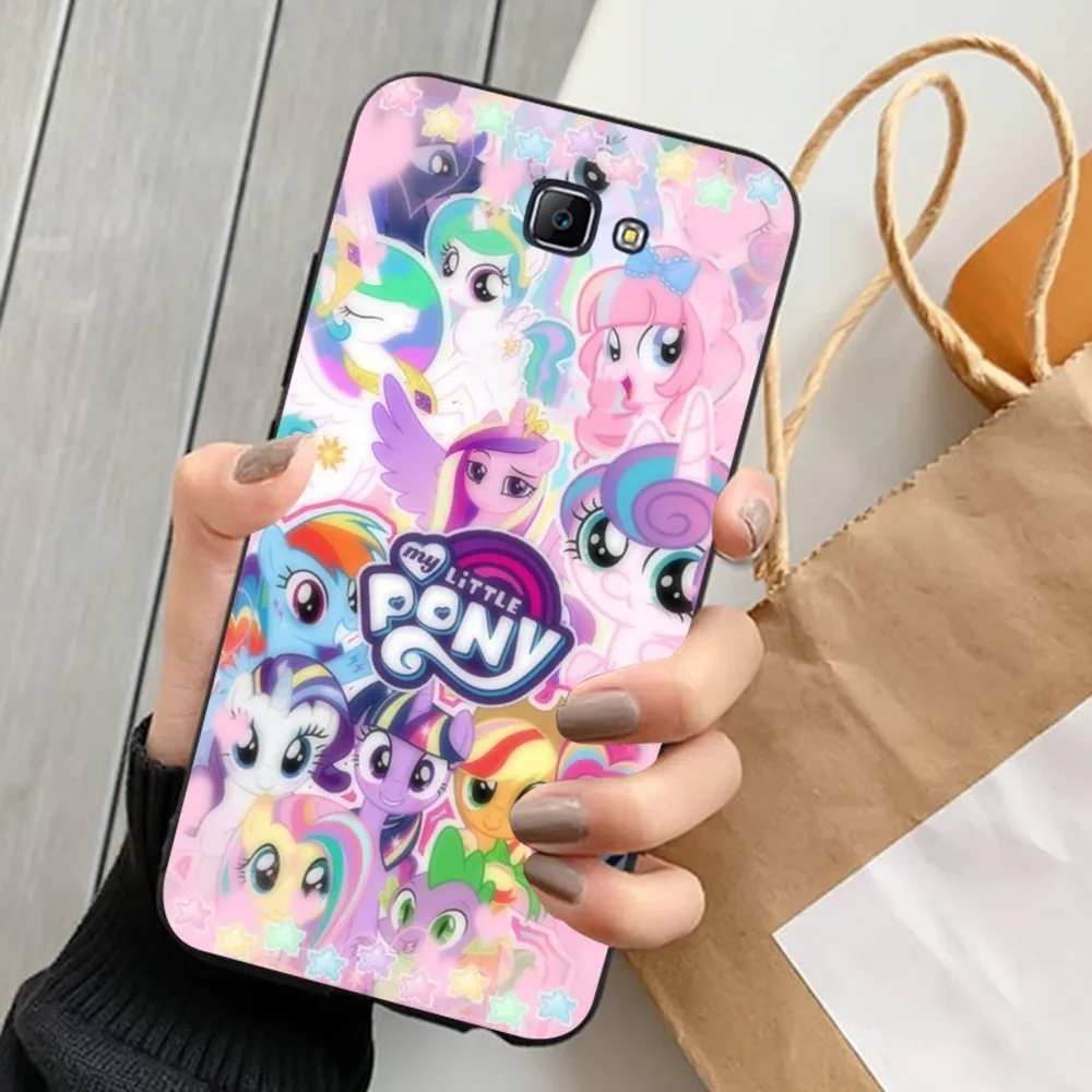 Cartoon L-Little Unicorns Cute Pony Phone Case For Samsung J 7 plus 7core J7 neo J6 plus prime J6 J4 J5 Mobile Cover