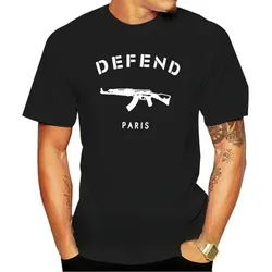 New Unisex Defend Paris 3D Print T-shirt Short Sleeves Casual Sweatshirt Shirt