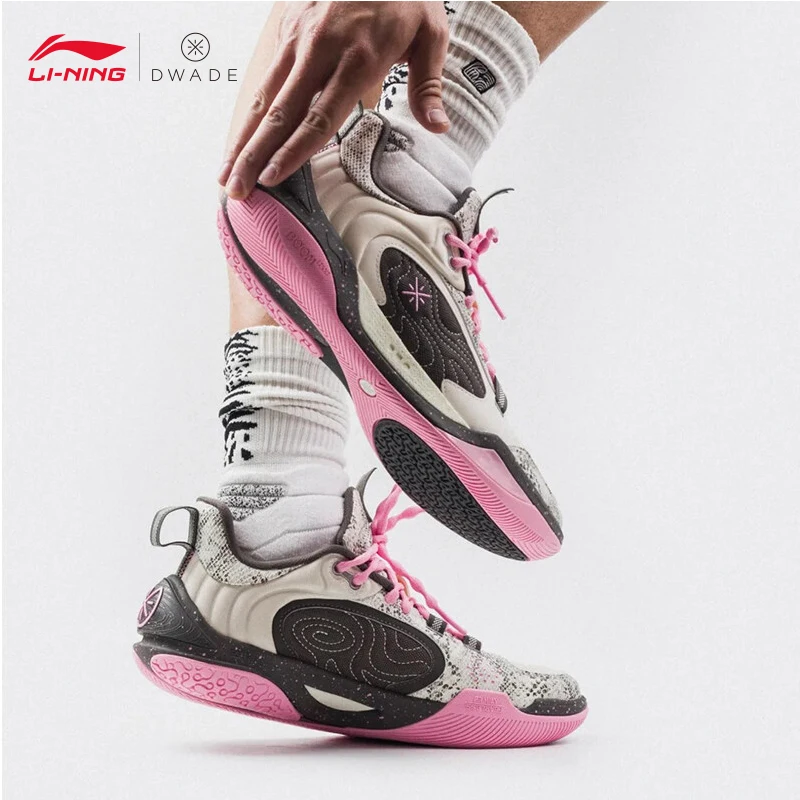 LI-NING Wade ICE 2 V2 zapatos de baloncesto para hombre, zapatos profesionales, cojín portátil, zapatos deportivos cómodos ABPV001