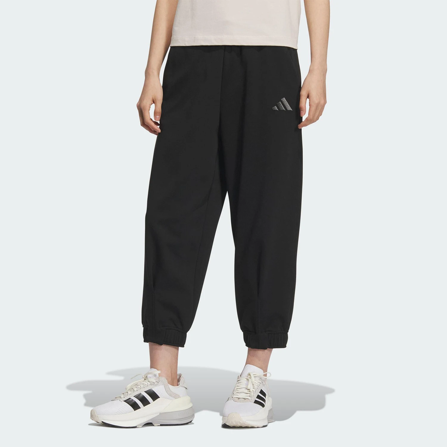 

Adidas genuine KNIT PANTS Women's Knitted Cuffed Pants JL6290
