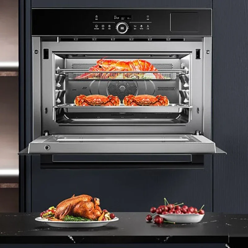 Micro-steaming, baking and frying four-in-one, household multi-functional steam oven