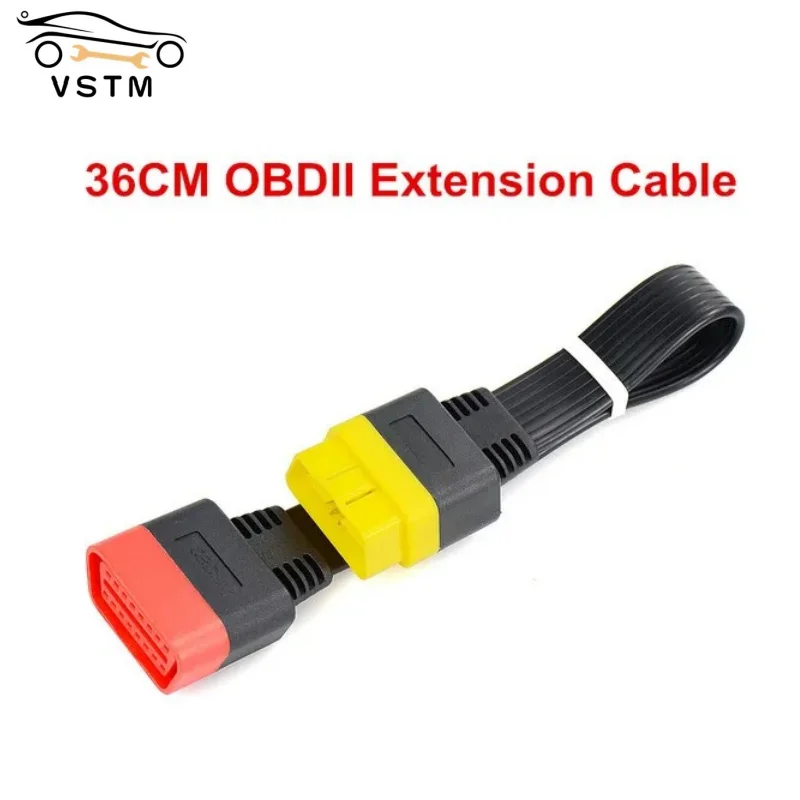 OBDII ODB 2 Extension Cable 36/60cm OBD2 Connector 16Pin For Thinkcar Thinkdiag /Launch GOLO PRO 4.0 / Launch DBSCAR 5 Scanner