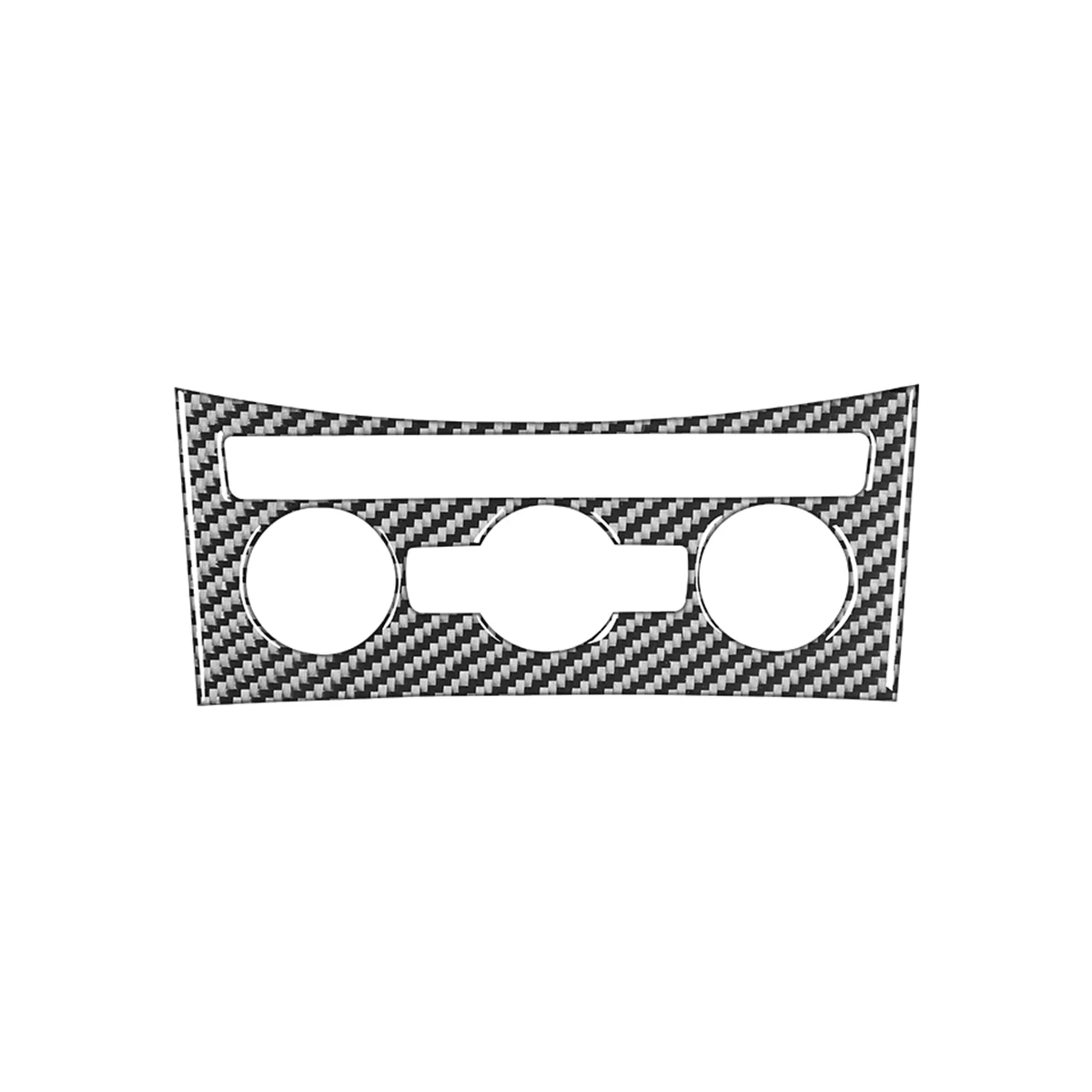 

For CC 2012-2018 Soft Carbon Fiber Center Console AC Button Switch Cover Trim Sticker