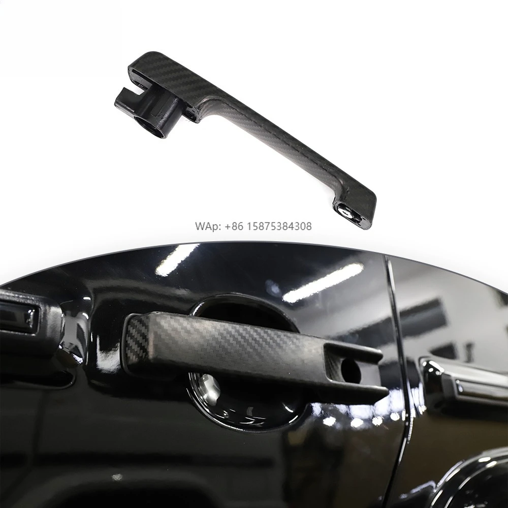

G Class W463 W464 Dry Carbon Fiber Cover Fit for W463 W464 Replacement Door Handle Cover 5 Pieces