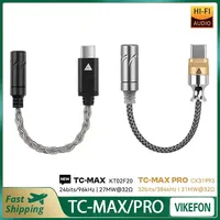 QKZ TC-MAX Pro HiFi DAC USB Type C To 3.5mm Headphone Amplifier Audio Decoder IEM AMP Mobile Phone Adapter CX31993 32bits/384kHz