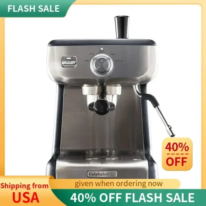 

DD2Calphalon BVCLECMP1 Temp iQ Эспрессо-машина с паровой палочкой, нержавеющая сталь